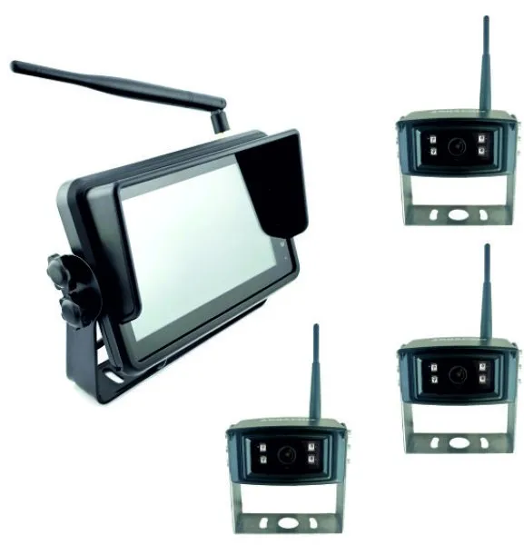 10" Profi-HD KI Funk Kamerasystem 3x HD Funk Kamera 10" Profi-HD KI Funk Kamerasystem 3x HD Funk Kamera